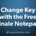 Change Key